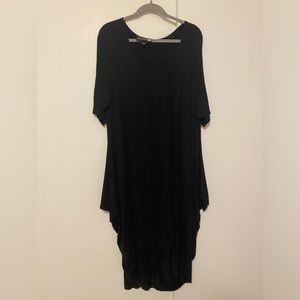 Black Dress by Antthony with Unique Silhouette